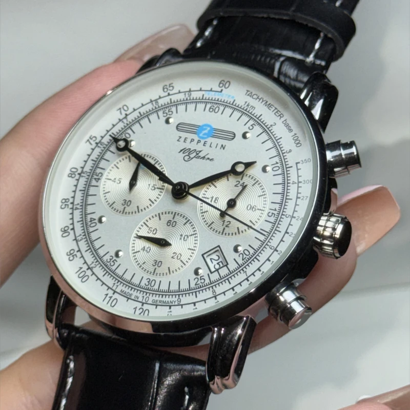 Running Watch - Mode-luxe herenhorloge Zeppelin Three Eyes Running