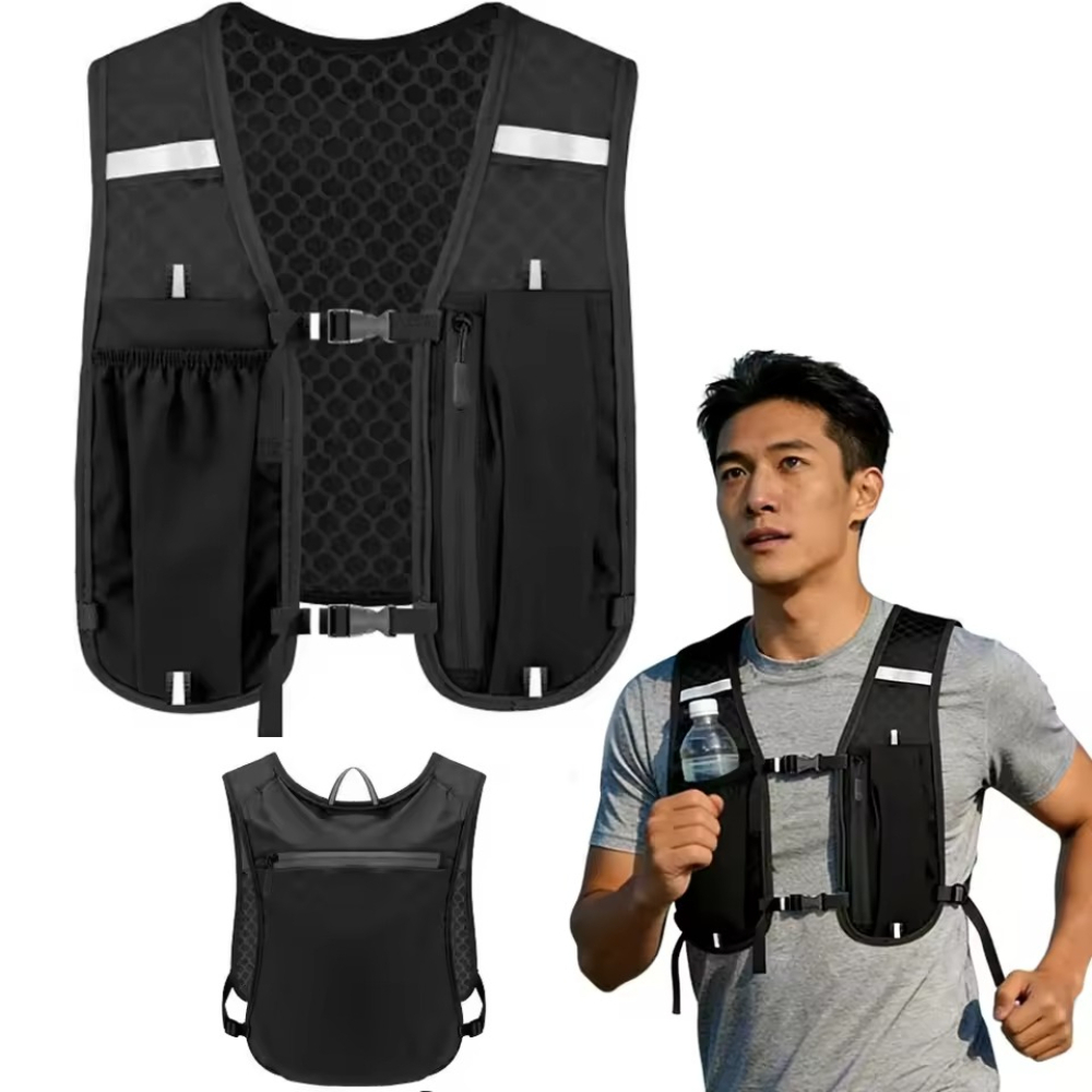 Hydration Vest - Hydratatievest voor dames en heren, waterafstotend,