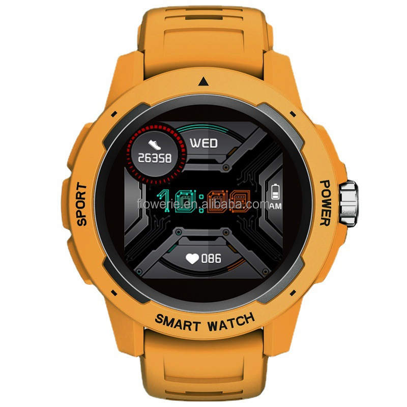Running Watch - 50m IP68 Waterdichte Tactische Sport Smartwatch,