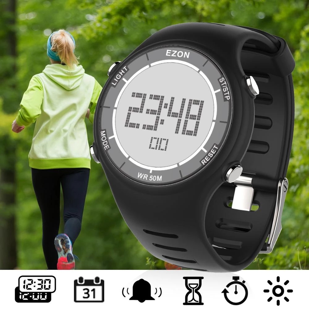 Running Watch - EZON Nieuwe Mode Vrouw Digitale Sport