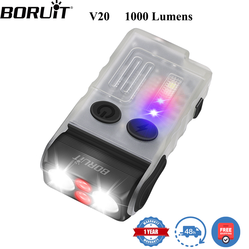 Running Headlamp - BORUiT V20 Fluorescentie Zoemer EDC LED
