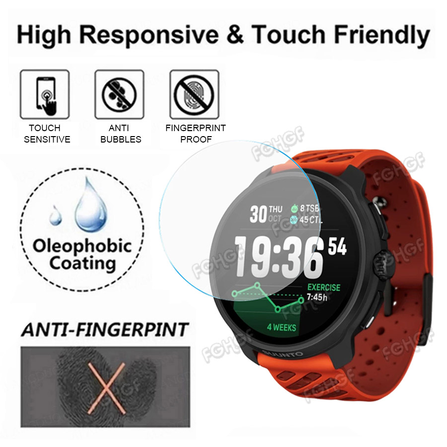 Running Watch - Gehard glas beschermfolie voor Suunto Race