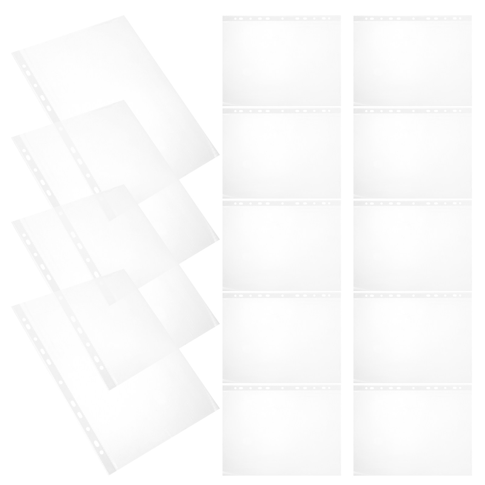 Race Bib - 100 stuks transparante PVC-houder voor startnummers,
