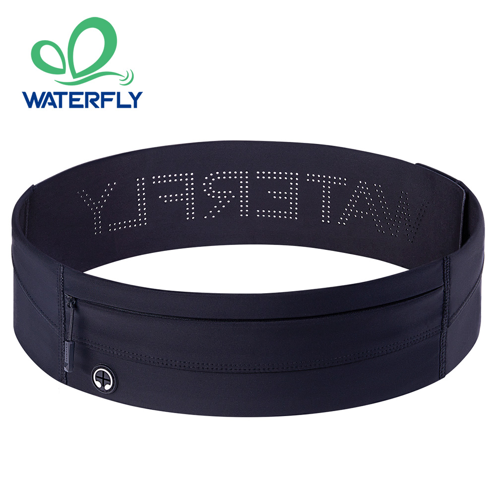 Running Belt - WATERFLY hardloopriem heuptasje slanke elastische sport