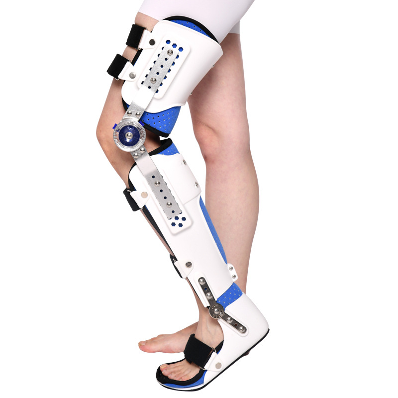Ankle Brace - Verstelbare knie-enkel-voetorthese (KAFO) beensteunbeugel voor patella,
