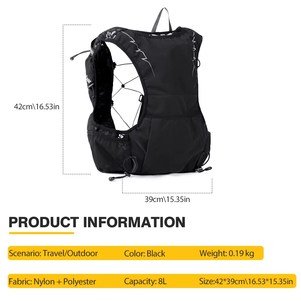 NEWBOLER Outdoor Trail Running - Hydration Vest recensie en prijs