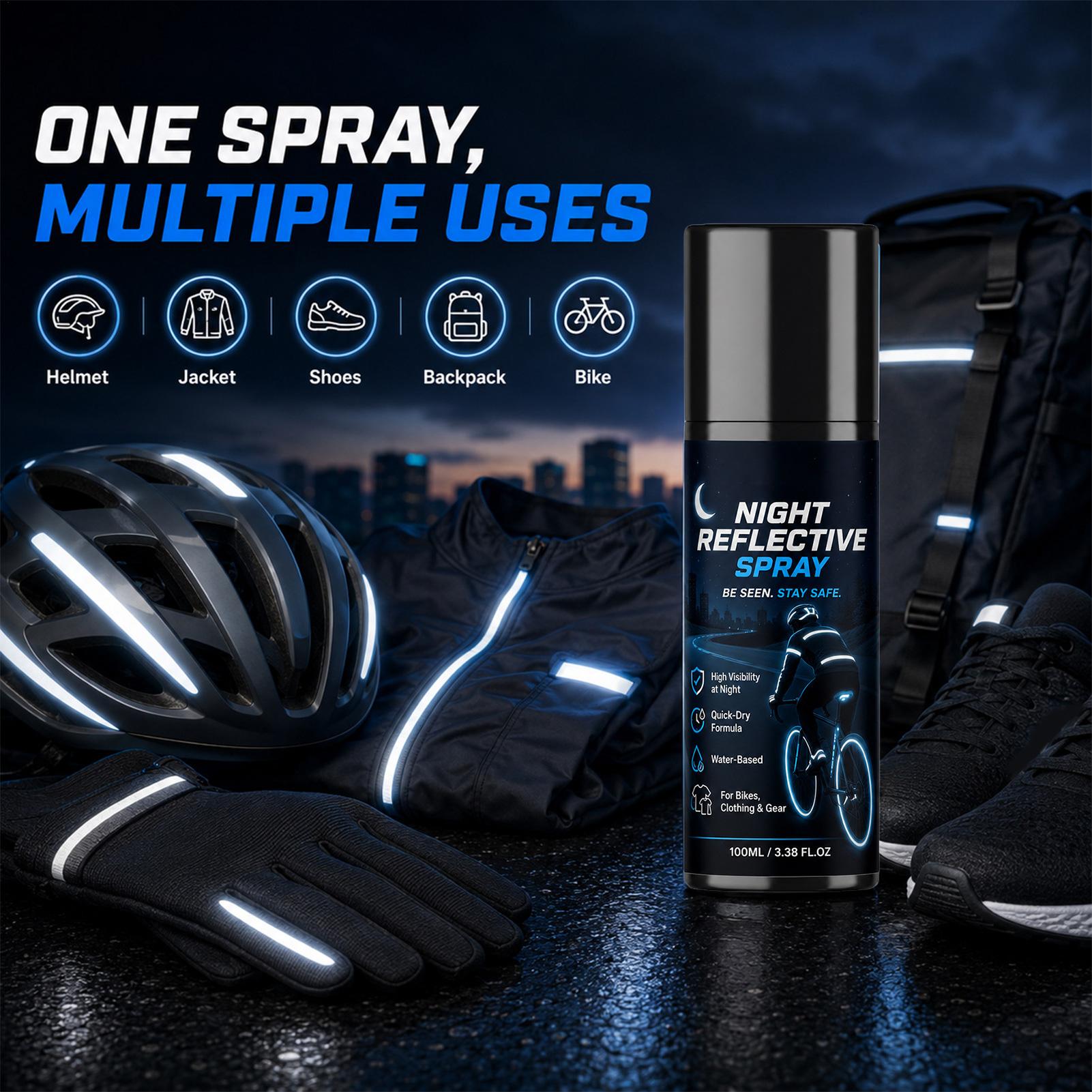 100 ml nachts zichtbare reflec - Running Visibility Gear recensie en prijs