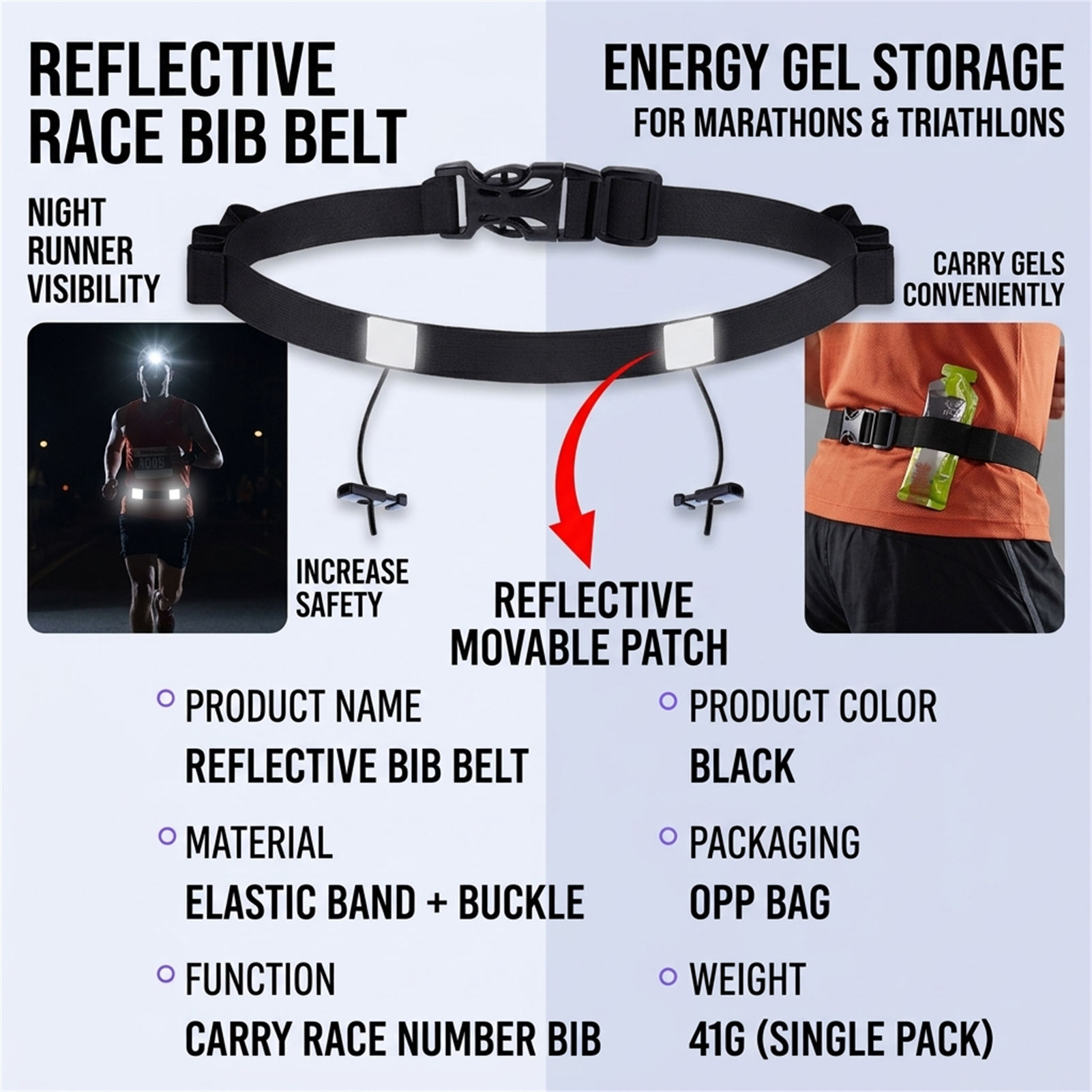 Reflecterende raceband met opb - Race Bib recensie en prijs