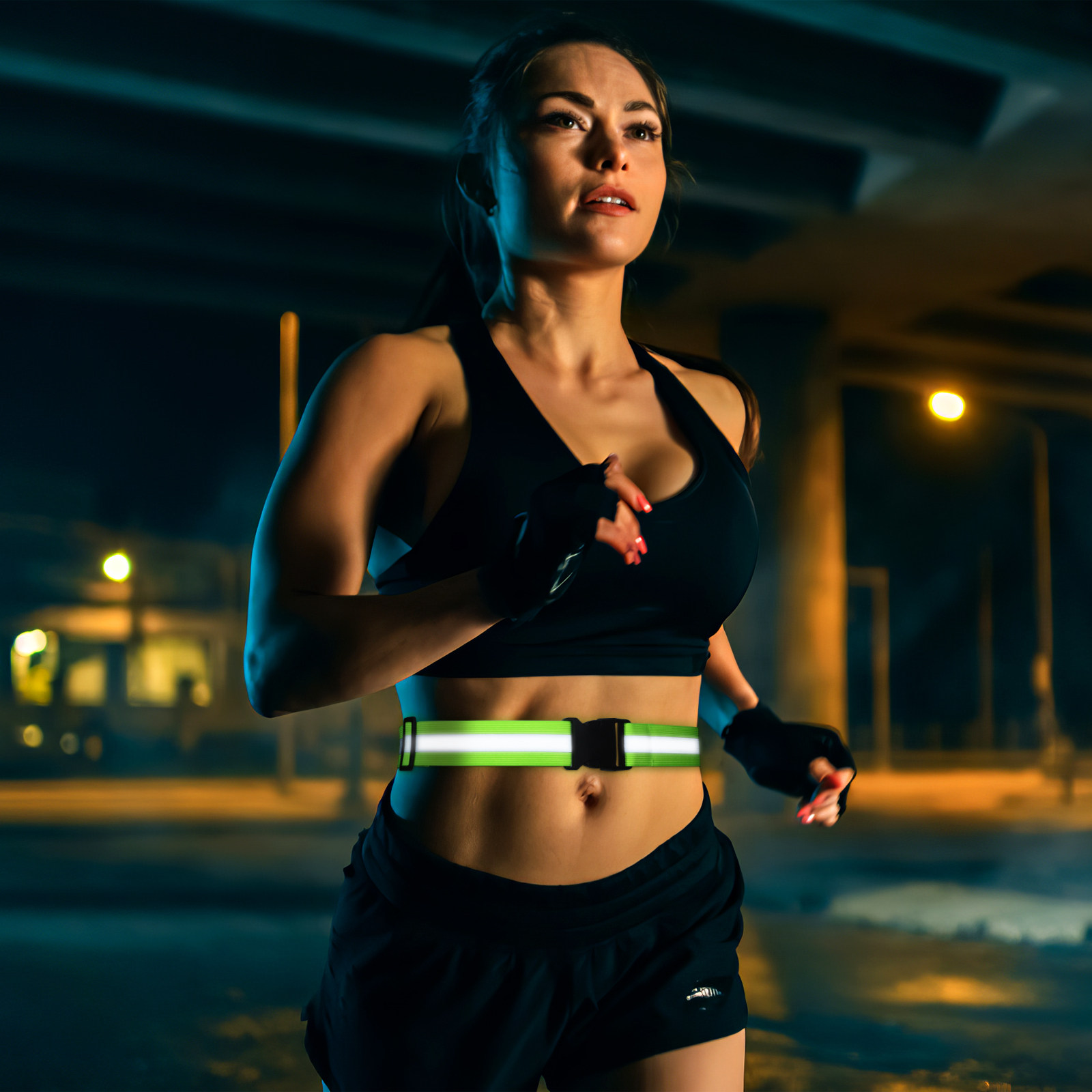 Fluorescerend groene reflecter - Running Visibility Gear recensie en prijs