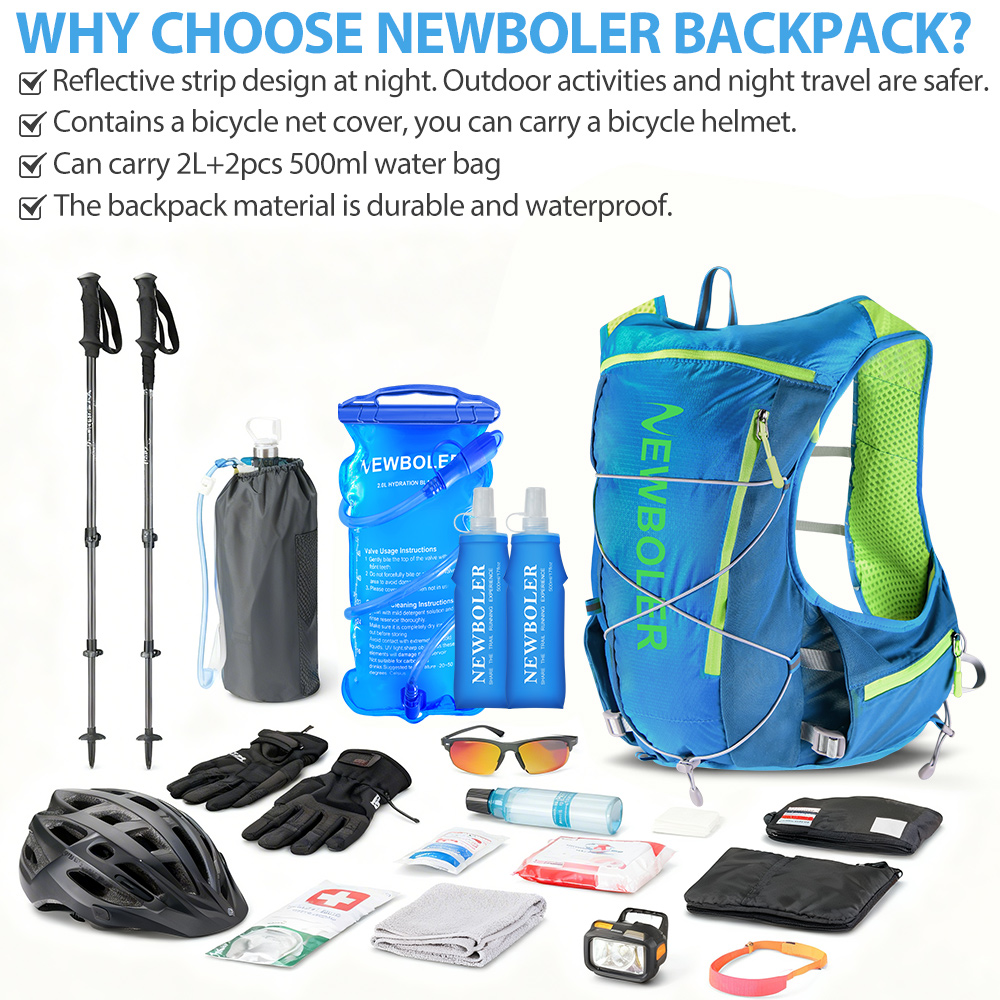 NEWBOLER Hardloopvest met hydr - Hydration Vest recensie en prijs
