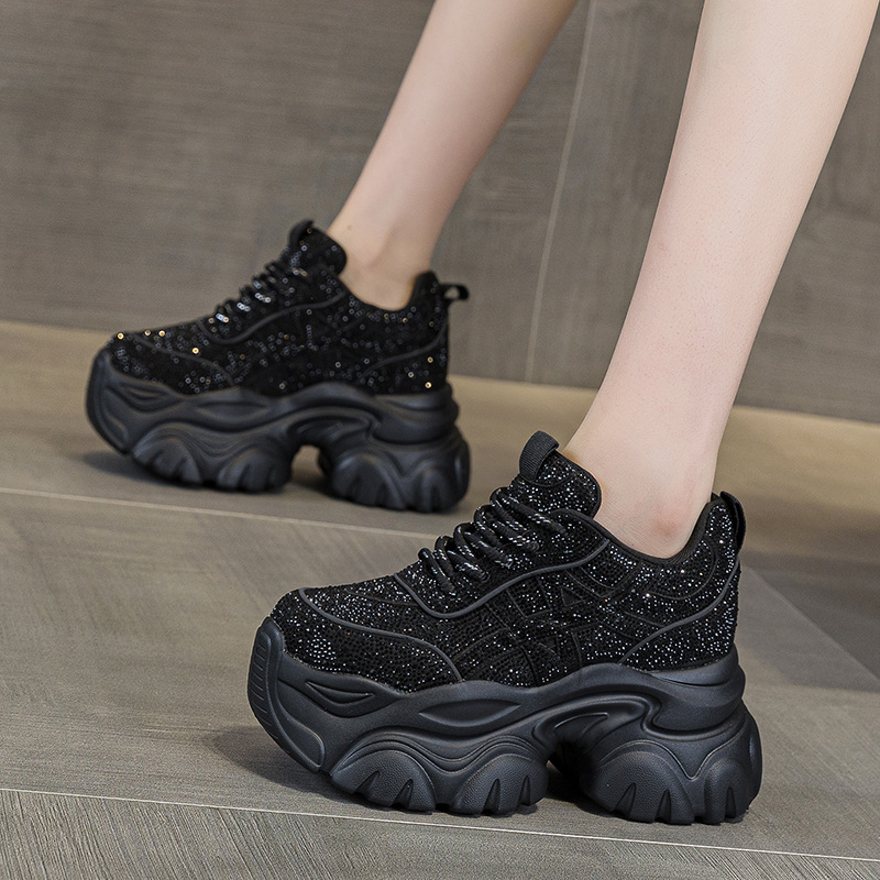 Damessneakers met veters, hoge - Running Shoes Women recensie en prijs