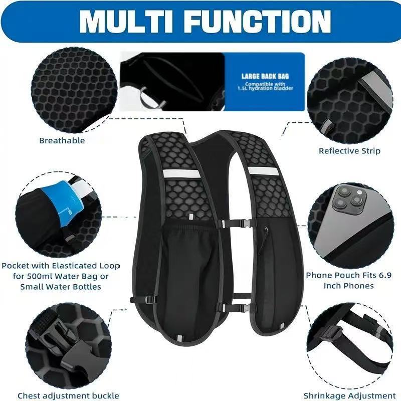 Unisex hardloopvest waterafsto - Hydration Vest recensie en prijs