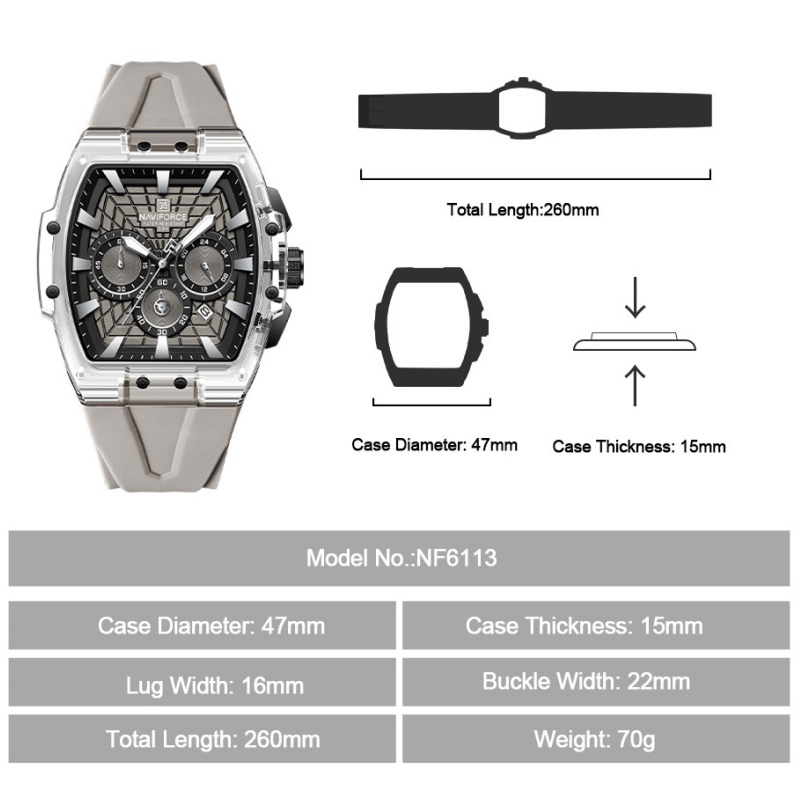NF6113 NAVIFORCE Heren Multifu - Running Watch recensie en prijs