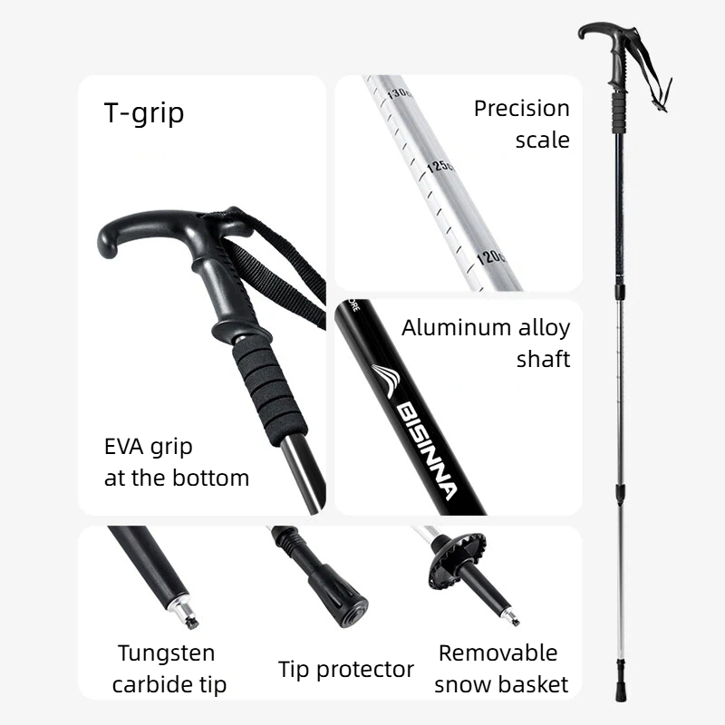 BISINNA 2 STUKS Wandelstokken  - Trekking Pole Carbon recensie en prijs