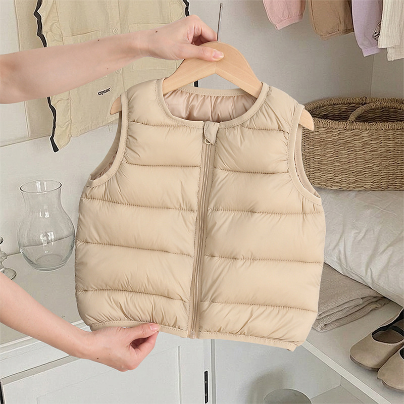 Winterkatoenen vest voor jonge - Running Gear Kids recensie en prijs