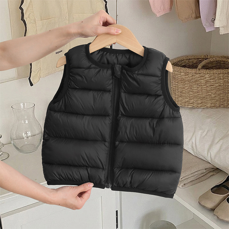 Winterkatoenen vest voor jonge - Running Gear Kids recensie en prijs