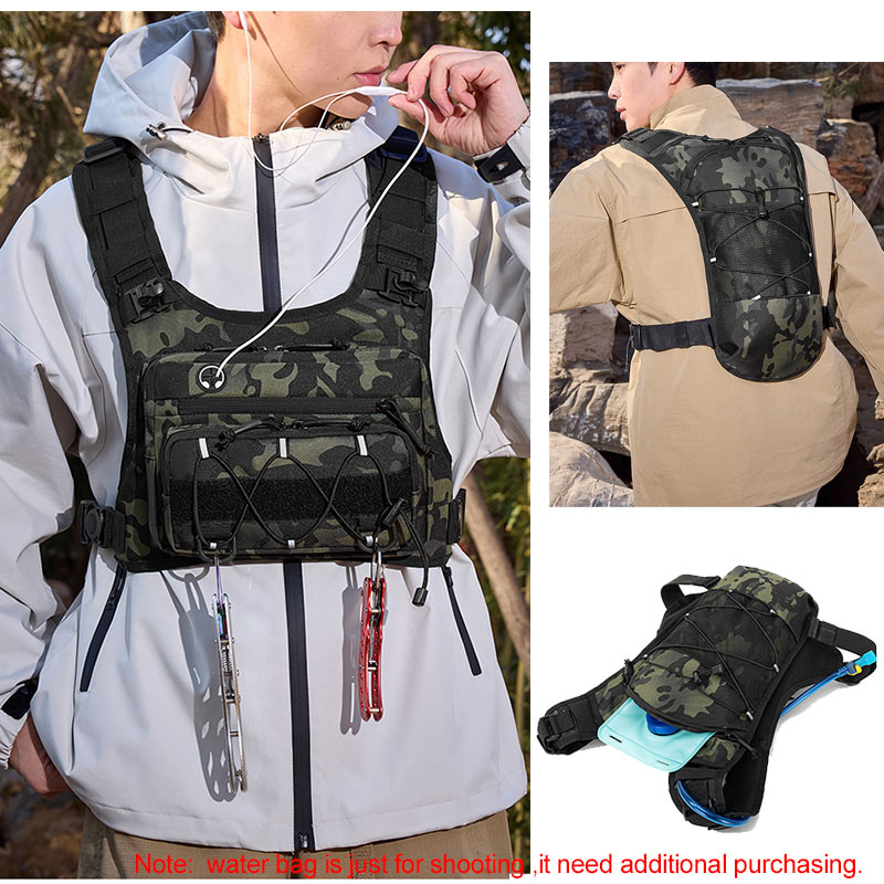Tactische tas voor op de borst - Hydration Vest recensie en prijs