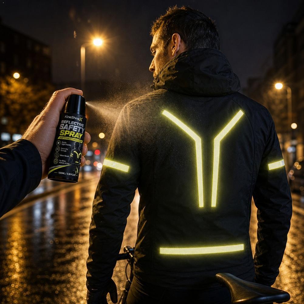 Reflecterende veiligheidsspray - Running Visibility Gear recensie en prijs