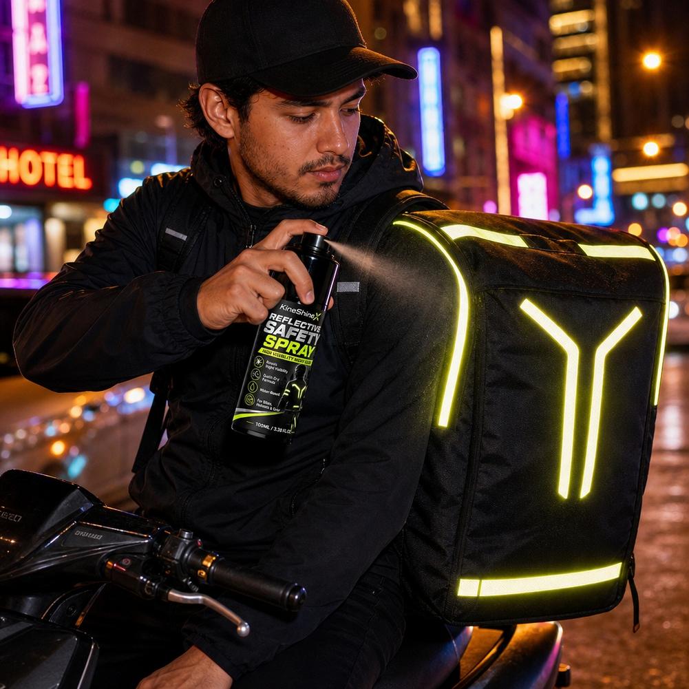 Reflecterende veiligheidsspray - Running Visibility Gear recensie en prijs
